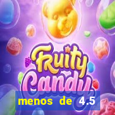 menos de 4.5 escanteios o que significa